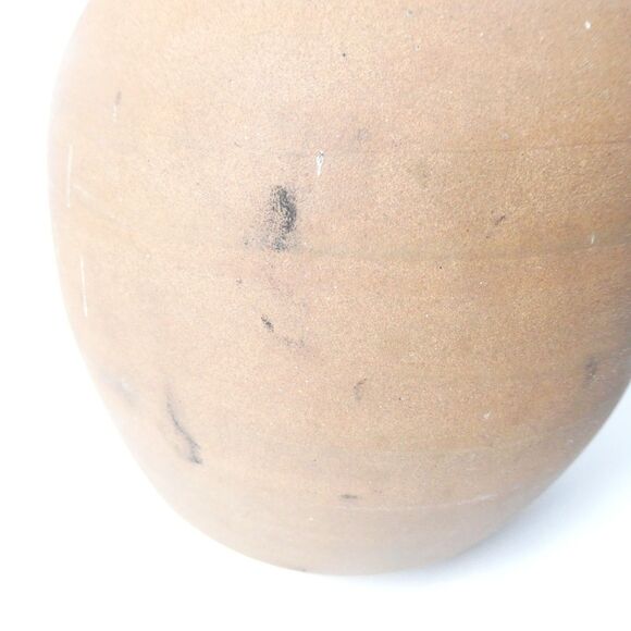 Terra Cotta Pumpkin Jack O Lantern Candle Holder Signed Clay Pottery Handmade - Picture 9 of 15